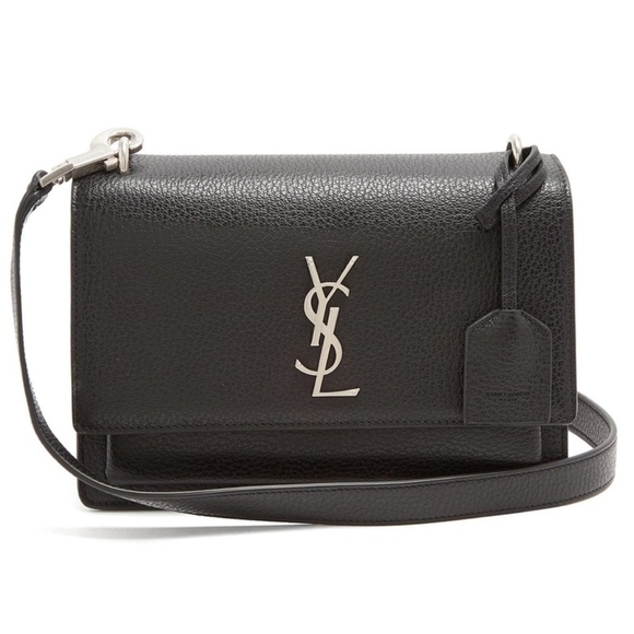 YSL Saint Laurent Sunset Medium (Black) - Picture 1 of 8